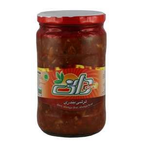 ترشی سالاد شور با آب گوجه دانی670گرمی